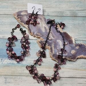 Premier Design Christie Necklace,Bracelet and Earrings Set.